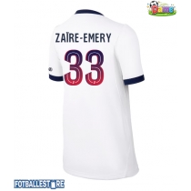 Paris Saint-Germain Warren Zaire-Emery #33 Bortedrakt Dame 2026-27 Kortermet